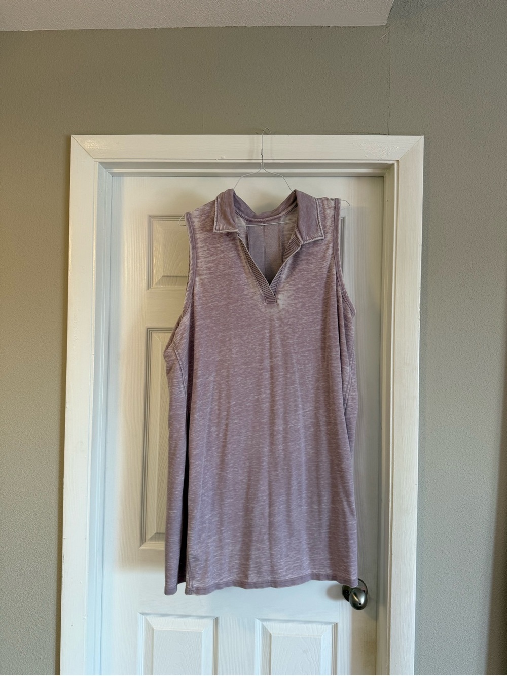 3x Athletic Sleeveless Lavender Polo Tank Top - Unbranded,